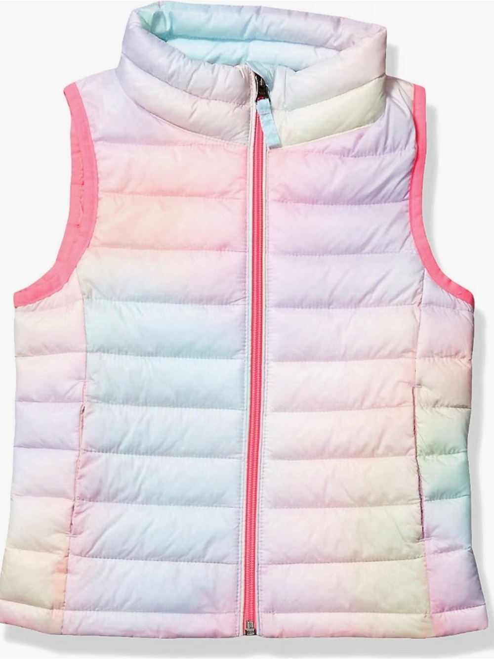 Girls’ water-resistant sackable puffer vest